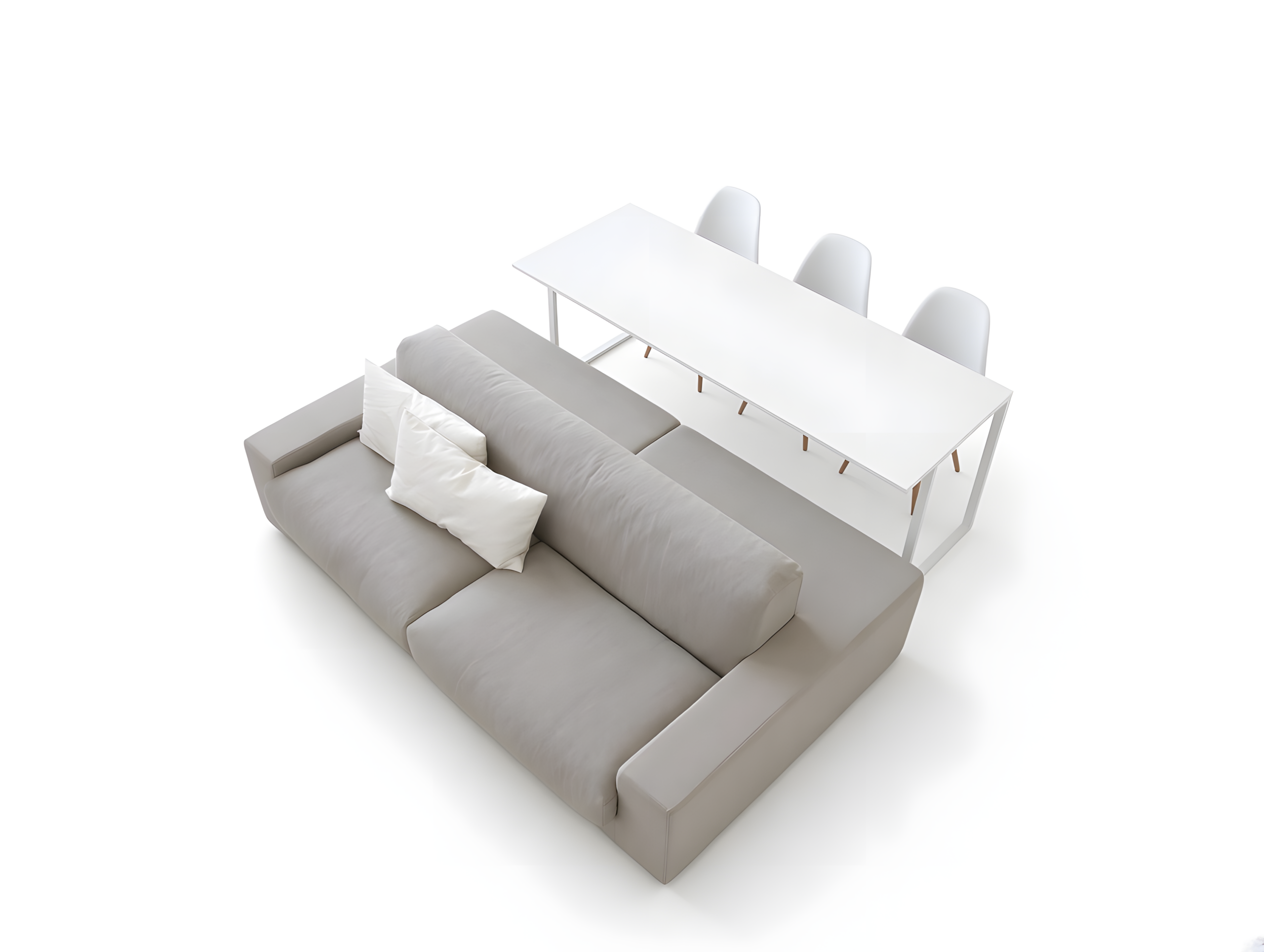 composizione ISOLAGIORNO™ con Divano CLASS 230 + tavolo SLIM 200